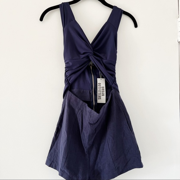 NWT Urban Outfitters x Lioness Cutout Romper with Tie Back - Picture 2 of 12